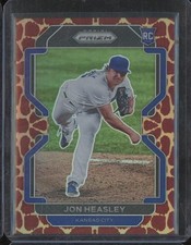 2022 Panini Prizm JON HEASLEY RC Rookie Giraffe Parallel #167 Royals MLB NC12