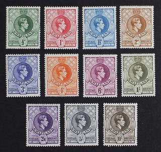CKStamps: Swaziland Stamps Collection Scott#27 37 Mint H OG