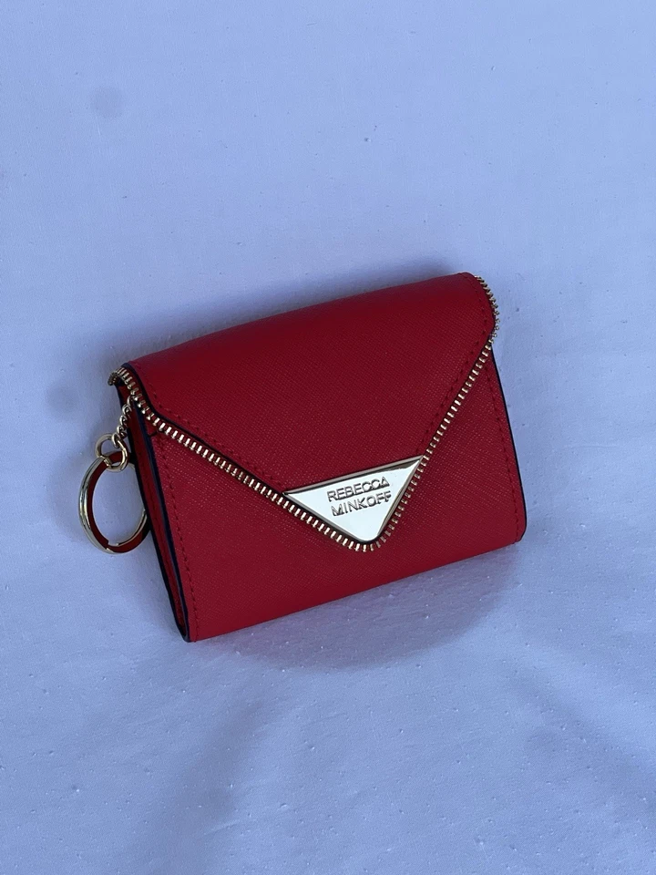 Cartera Metro Rebecca Minkoff Molly en Cuero Saffiano Rojo Foto 2 de 2