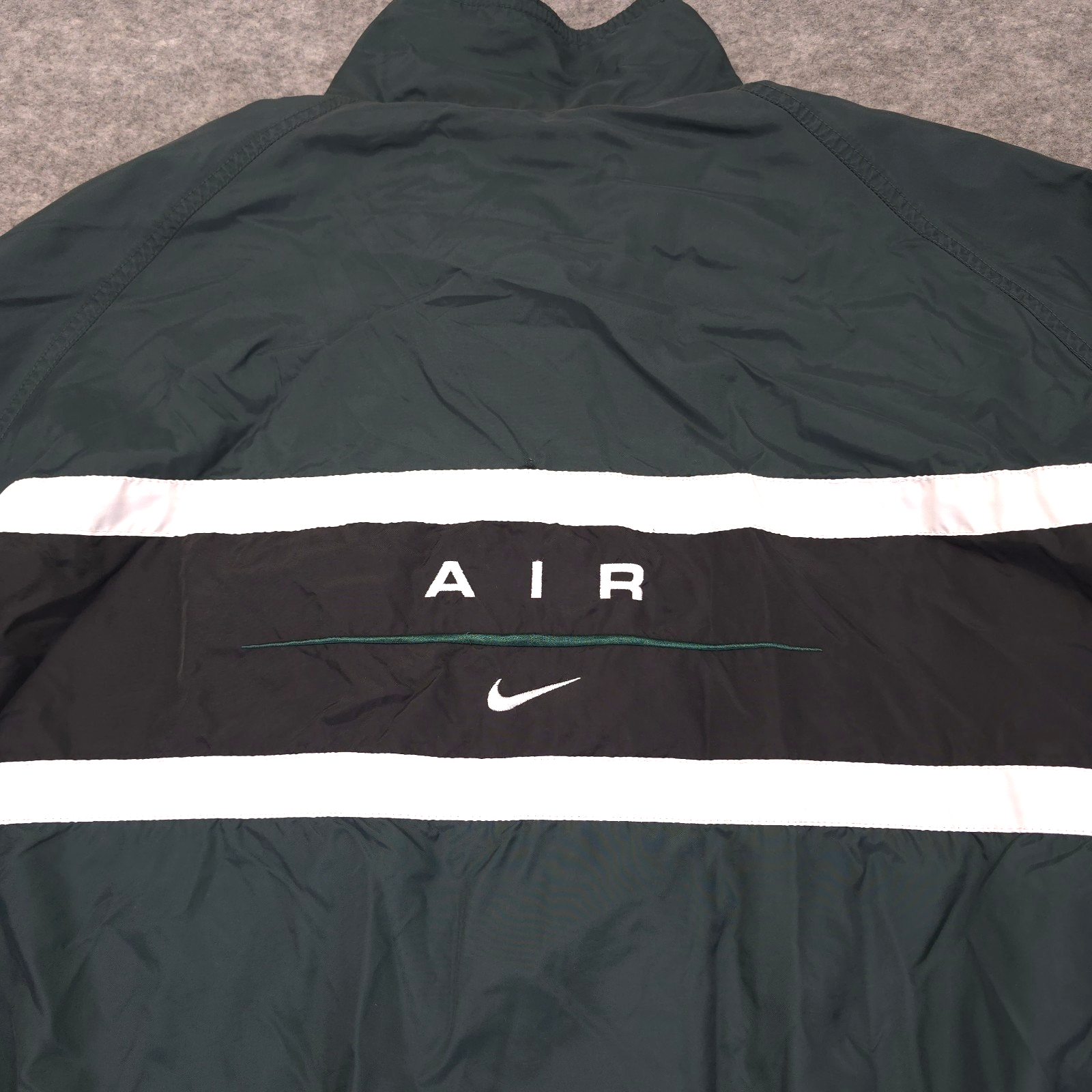 SACAI X NIKE Giacca a vento NIKE AIR vintage anni 90 uomo media XXL 2XL verde bianco logo