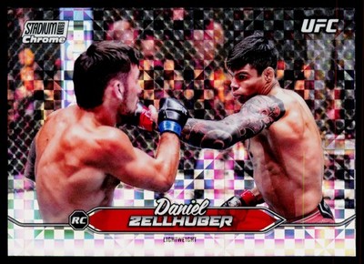 2025 Stadium Club UFC #C-30 Daniel Zellhuber Chrome X-Fractor C17