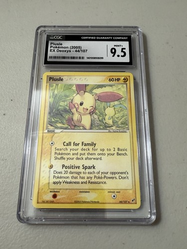 Plusle graded CGC 9.5 for sale on eBay