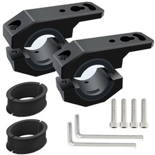 Motorcycle Spotlight Bracket,2pcs 0.23'' 0.31'' Installation Holes 1"-1.25" H...