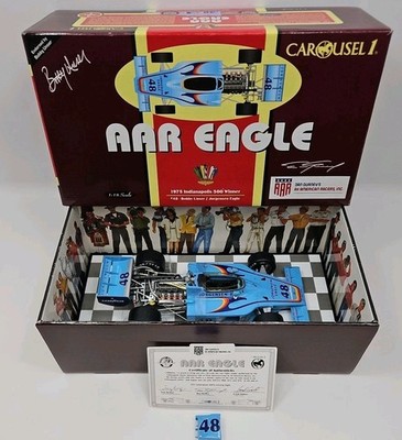 Carousel 1 #4701 - 1975 Indy 500 Winner #48 Bobby Unser / Jorgensen Eagle