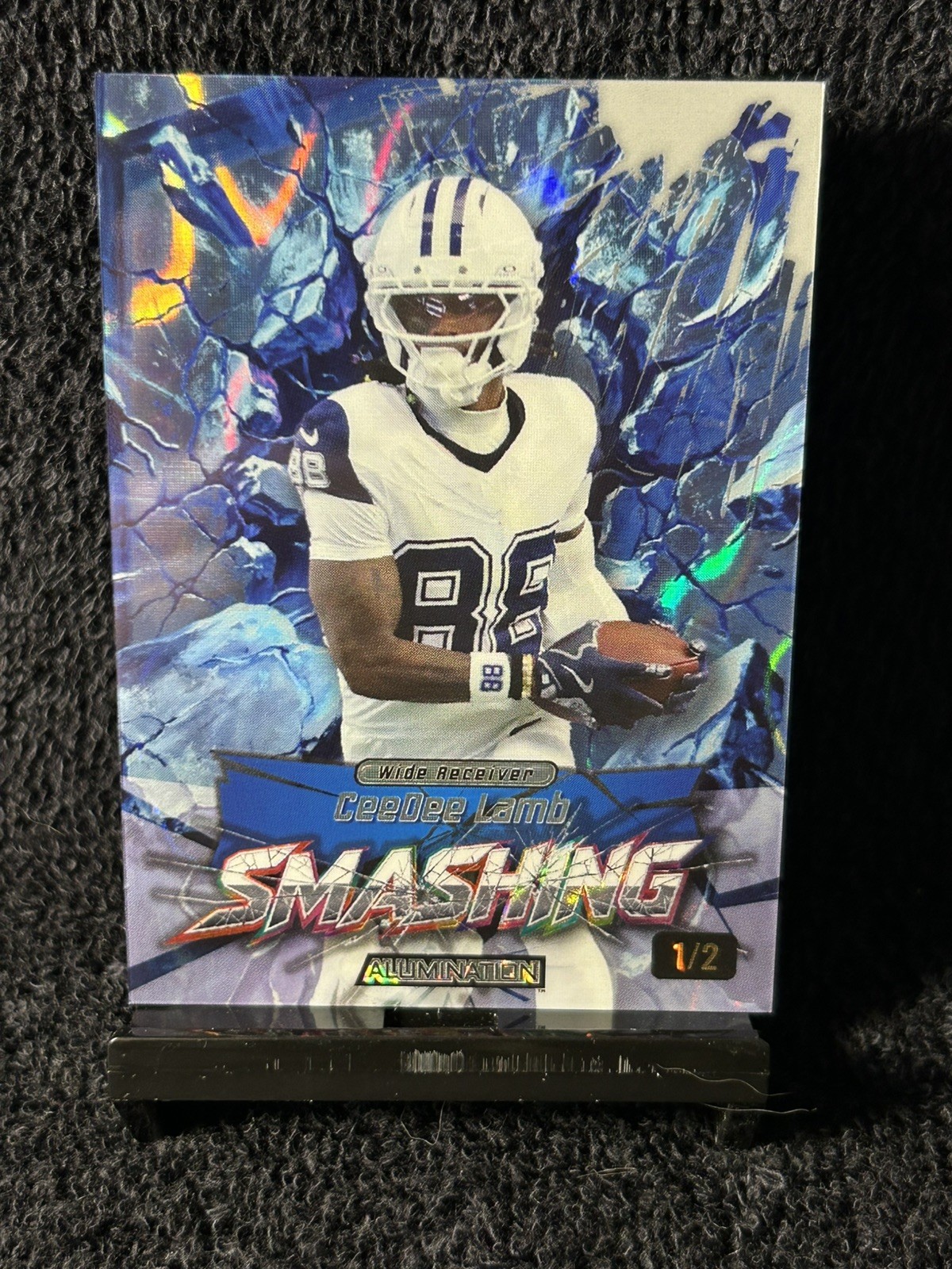CeeDee Lamb /2 Smashing Blue Holo 2026 WildCard Just The Hits Dallas Cowboys