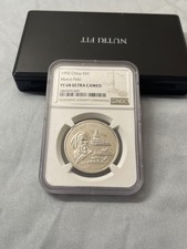 CHINA 1992  5 YUAN  MARCO POLO  NGC 68 ULTRA CAMEO  MINTED 12,000  SILVER