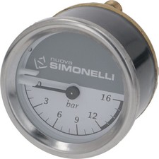 NUOVA SIMONELLI Original PUMPENMESSGERÄT - Manometer ø 65 mm 0÷16 bar