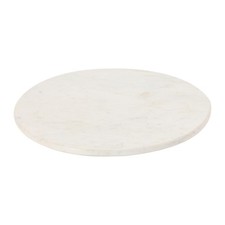 Lazy Susan 14 Round White Marble Turntable DF4280 Creative Co-Op