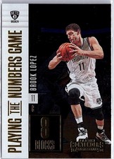 2017-18 Panini Contenders #13 Brook Lopez Playing the Numbers Game