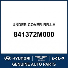 2012-2016 Hyundai Genesis Coupe Under Cover-rear Oem New 841372m000