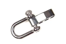 Gunmetal Shackles – Adjustable Hardware for Paracord Bracelets & Outdoor Gear