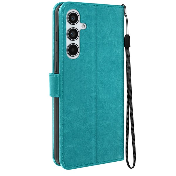 Mayaxess, Galaxy A55 Wallet Case Standfunktion Mit Handschlaufe, TüRkis-image