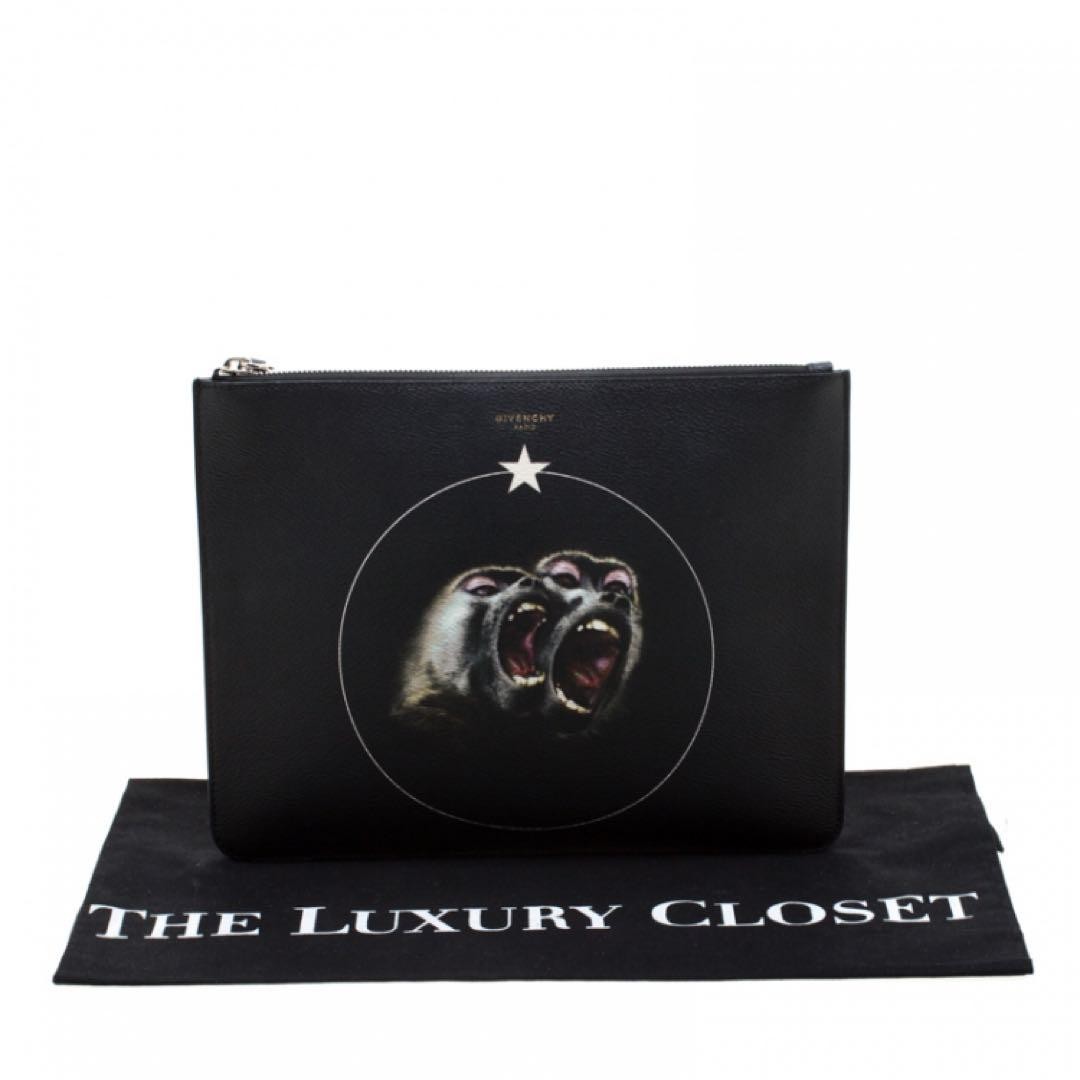 Givenchy monkey print clutch bag from the 2000s archive thumbnail 3