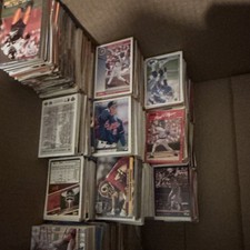 MLB NBA NFL Card Lot Over 10,000 Cards 18x14x12 Box Full 50lb’s