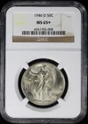 1946-D Walking Liberty Half Dollar 50c NGC MS65+