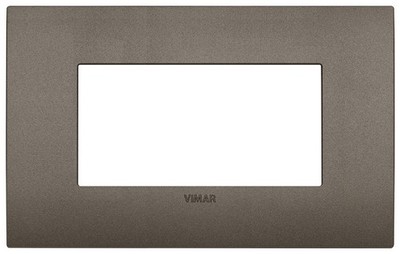 Vimar Arkè Platte 4 Module - Technopolymer Metall Farbe 19654.80  