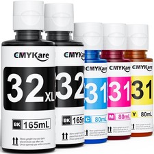 31 32XL Ink Bottle Set Compatibole for hp Smart Tank Ink Refill 7600 7300 760...