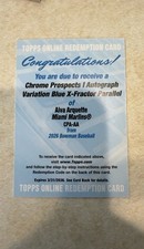 Aiva Arquette 2026 Bowman Chrome Prospects I  Auto Variation Blue X-Fractor