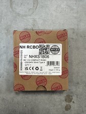 Wylex NHXS1B06 6A B Type Residual Current Breaker with Over-Current - White