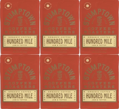 Stumptown Hundred Mile Whole Bean Coffee, 12oz, CASE OF 6 BAGS, DEC/2026