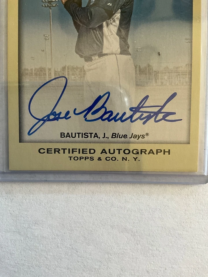 Jose Bautista  2011 Topps Gypsy Queen Autograph *On-Card Auto* #GQA-JB Blue Jays - Image 2 of 3