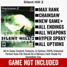 Silent Hill 2 100 All Items PS2 Memory Card CHEATS