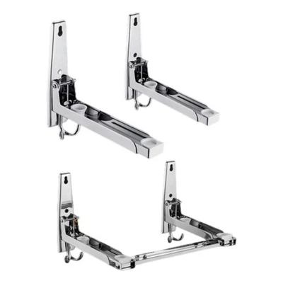 Expandable Wall Mount Kitchen Shelf Sturdy Stainless Steel Oven Rack Space - Image 1 of 4