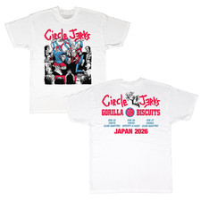 Circle Jerks Japanese Tour 2026 Merch Exclusive Feb 25 26 27 Dates T-shirt