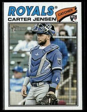 2026 Topps Heritage #199 Carter Jensen Rookie Card Royals