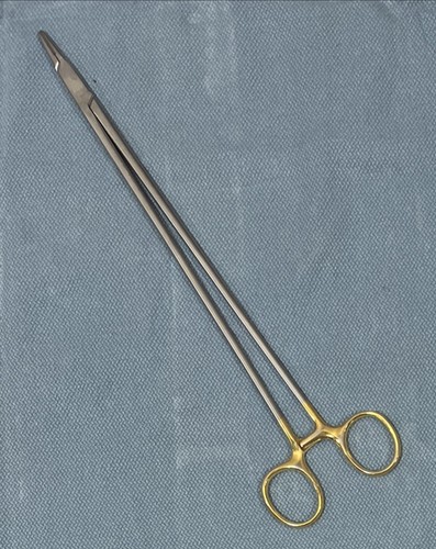 Aesculap BM021R Crile-Wood Durogrip TC Needle Holder, 12” (V)