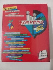 SANREMO '85 NUOVE E SIGILLATE!! Lotto di 2 musicassette k7 mc no lp cd 