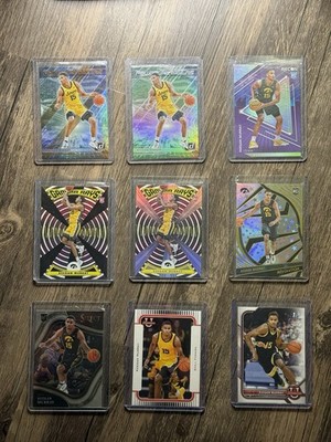 Keegan Murray 9 Card Rookie Lot Iowa Hawkeyes RC Donruss Power Formulas Panini
