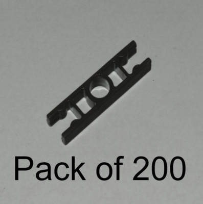 (200) K'nex Brown Ladder 2-Way Straight Connectors - KNEX Standard Parts Pieces