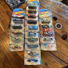 Lot Of 21 Hotwheels Cars. Cards Are In Ok Shape With One Open. As Seen In Pics
