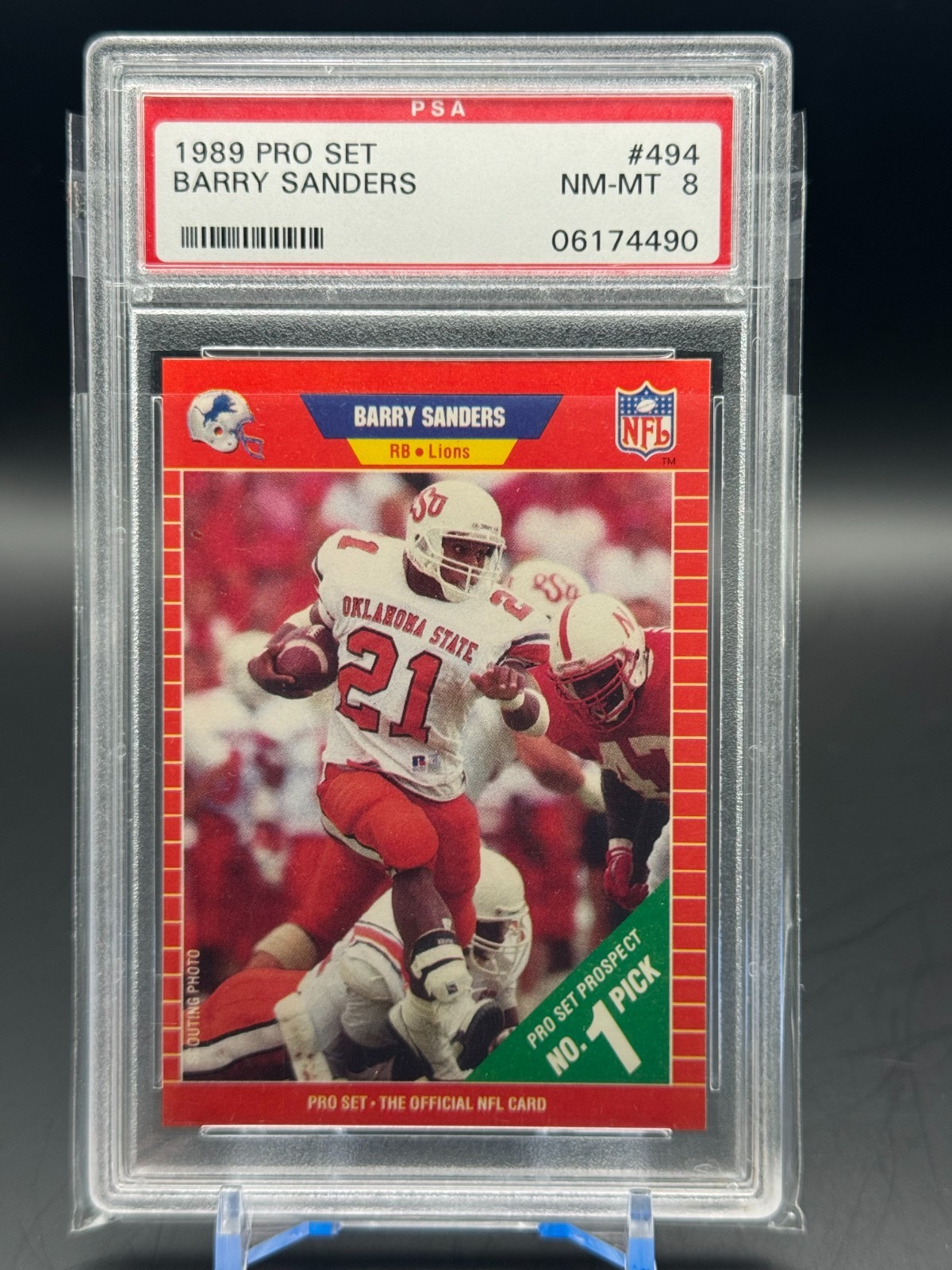 1989 Pro Set - Barry Sanders #494 (RC)