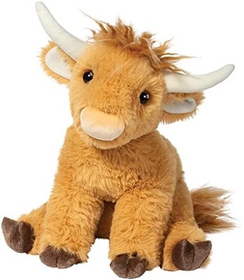 Douglas 6'' Scottie Highland Cow Softie Steer Bull #4494 Plush Stuffed Toy