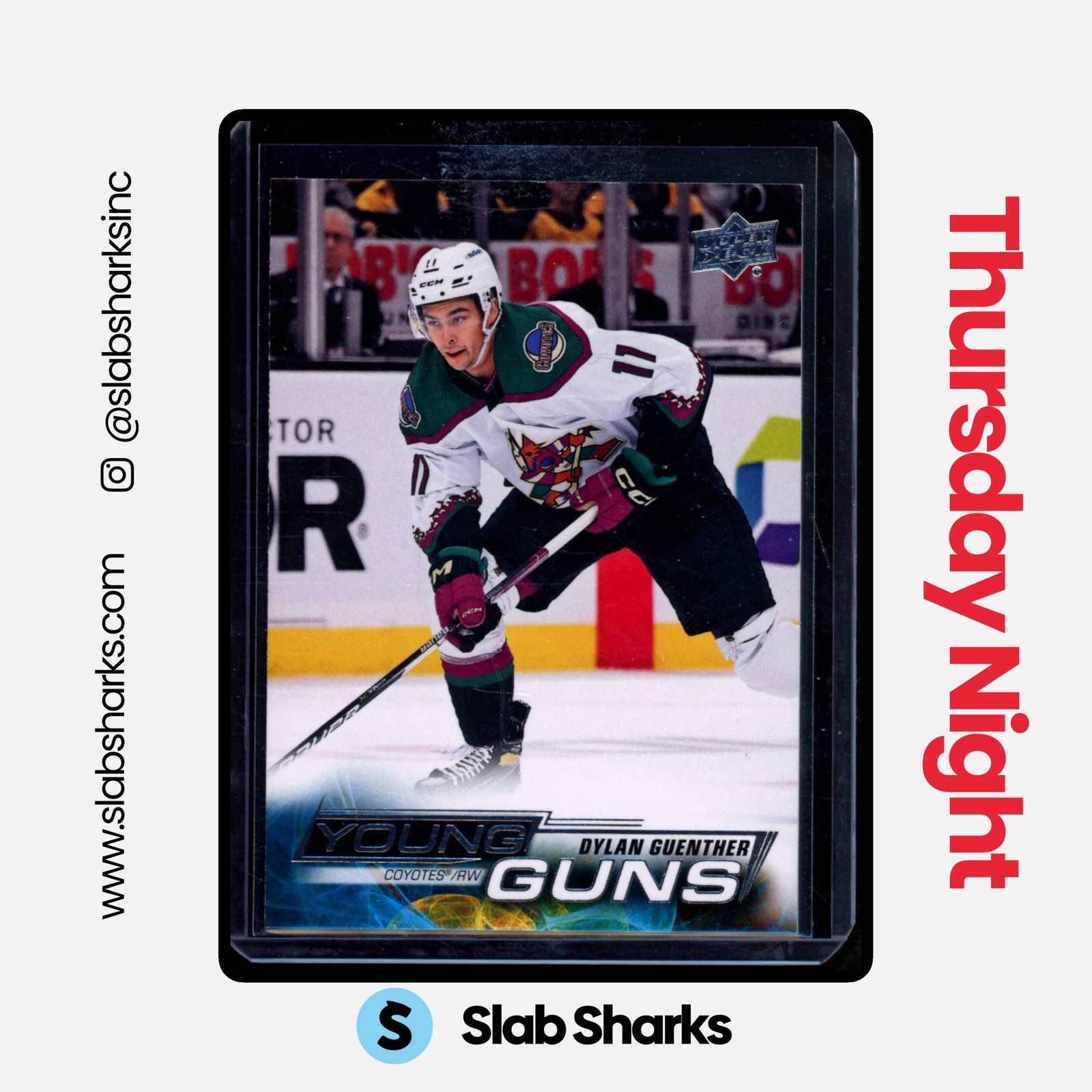 2022 UPPER DECK #497 DYLAN GUENTHER YOUNG GUNS RC ROOKIE