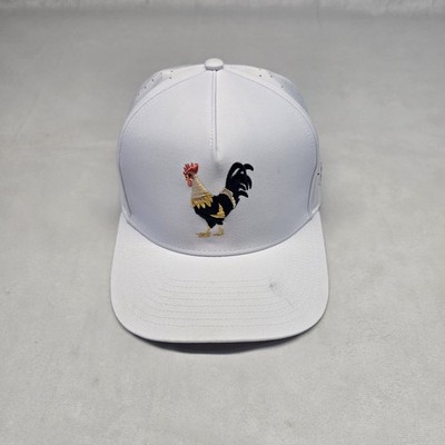 Waggle Golf Feelin' Cocky Snapback Hat - White