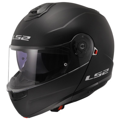 LS2 Strobe II Modular Motorcycle Helmet Solid Matte Black 5XL