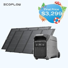 EcoFlow DELTA Pro 3 4kWh Power Station 2X400W Solar Panel Solar Generator