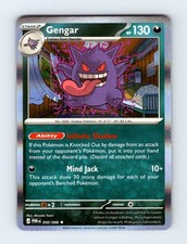 Carta Pokemon Holo Gengar 050/088 rara ordine perfetto quasi nuova