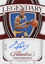 Tim Hardaway 2023-24 Flawless Auto Autograph Golden State Warriors 2/15