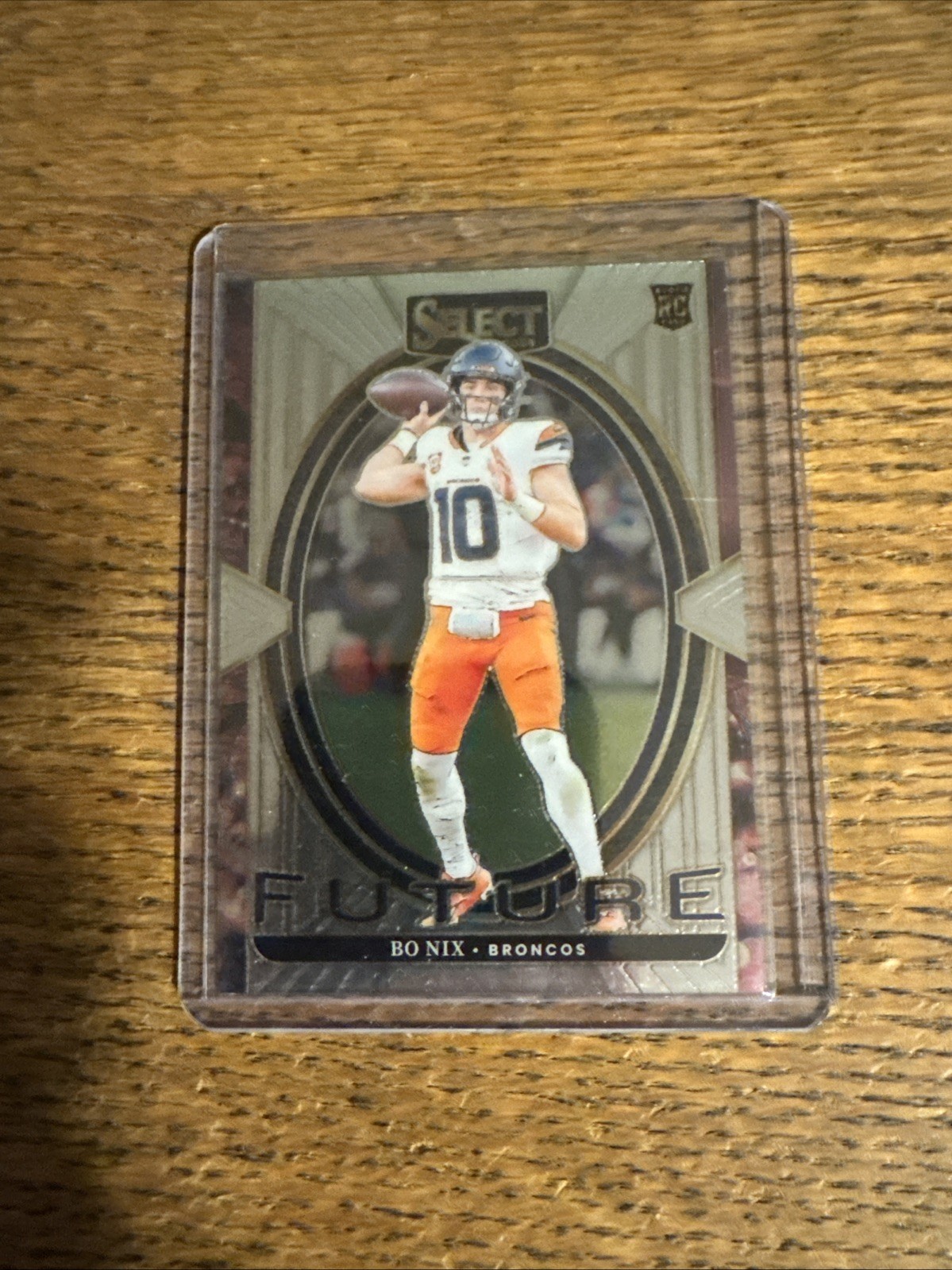 2024 Panini Select Bo Nix Select Future #7 Rookie (RC)