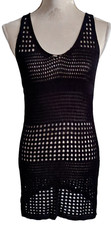 Süßes Lochmusterkleid aus Viskose in Gr. XL