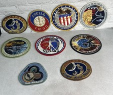 Vtg. Lot 9 NASA Space Patches Shuttle Apollo Skylab Factory