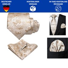 Herren Blumen Krawatten Set Seide Geschenkbox Hochzeiten Party