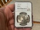 1924 Peace Silver Dollar NGC MS-64 — photo 2