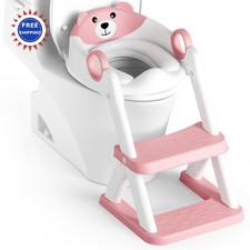 Toddler Toilet Seat 2 in 1 Potty Training for Kids Boys Girls Rabb Upgrade Guard