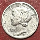 1943-D Mercury Dime. Better Grade. Free Shipping
