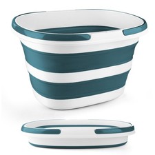 Collapsible Bucket for Cleaning, 4.2 Gallons Mop Bucket with Handle for Floor...